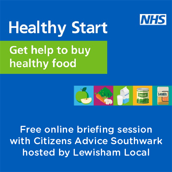 NHS Get help to buy healthy foods logo
