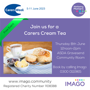 Carers Week Cream Tea Invitation